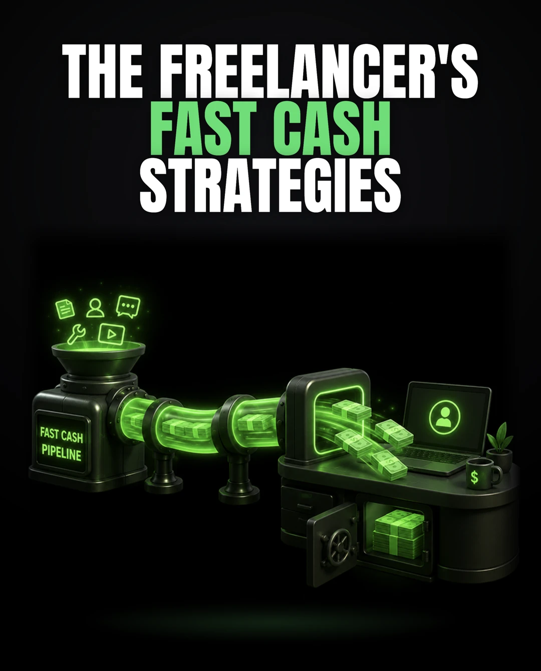 The Freelancer's Fast Cash Strategies cover